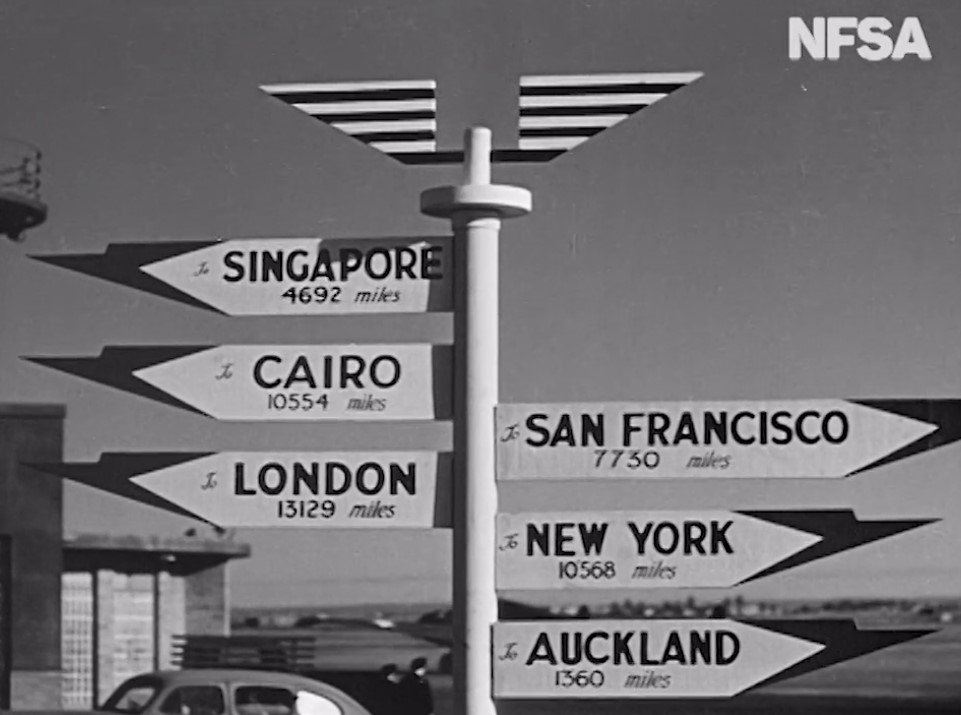 Film still from Post-war migration (1951) video.