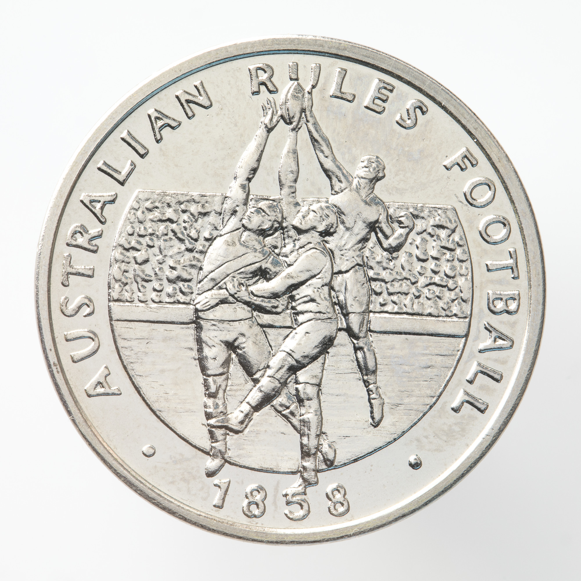 Australian bicentennial commemorative medal depicting Australian Rules Football
