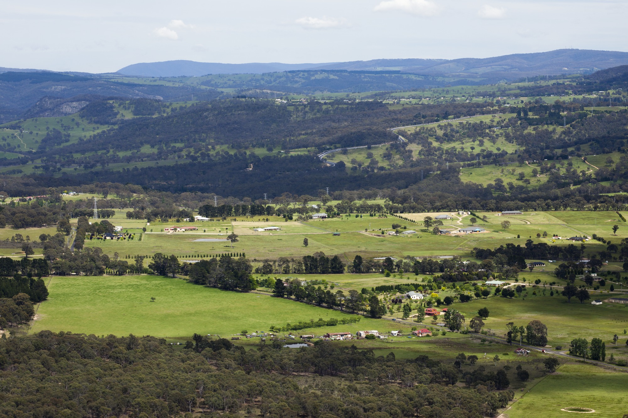 The Bathurst Plains from Mount York, New South Wales