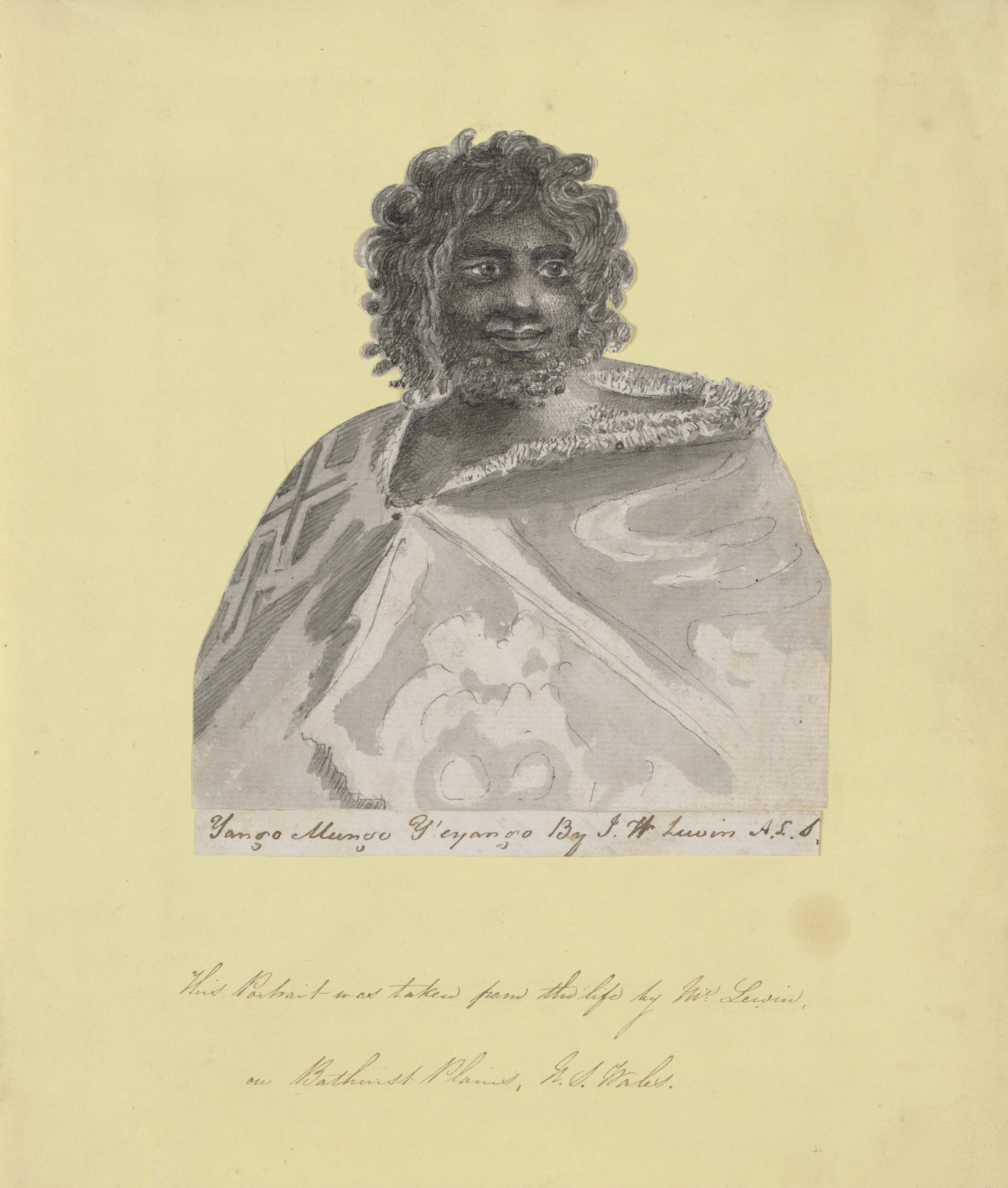 Portrait of Wiradjuri man Yango Mungo Y’eyango