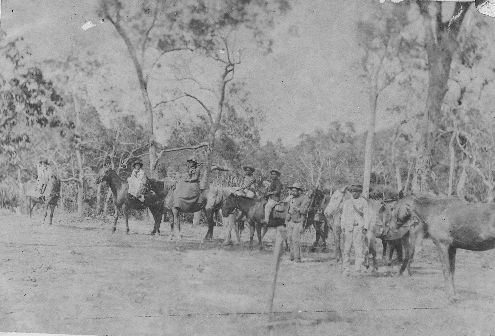 Inspector Frank Lacalles Jardine’s Native Police detachment, about 1895