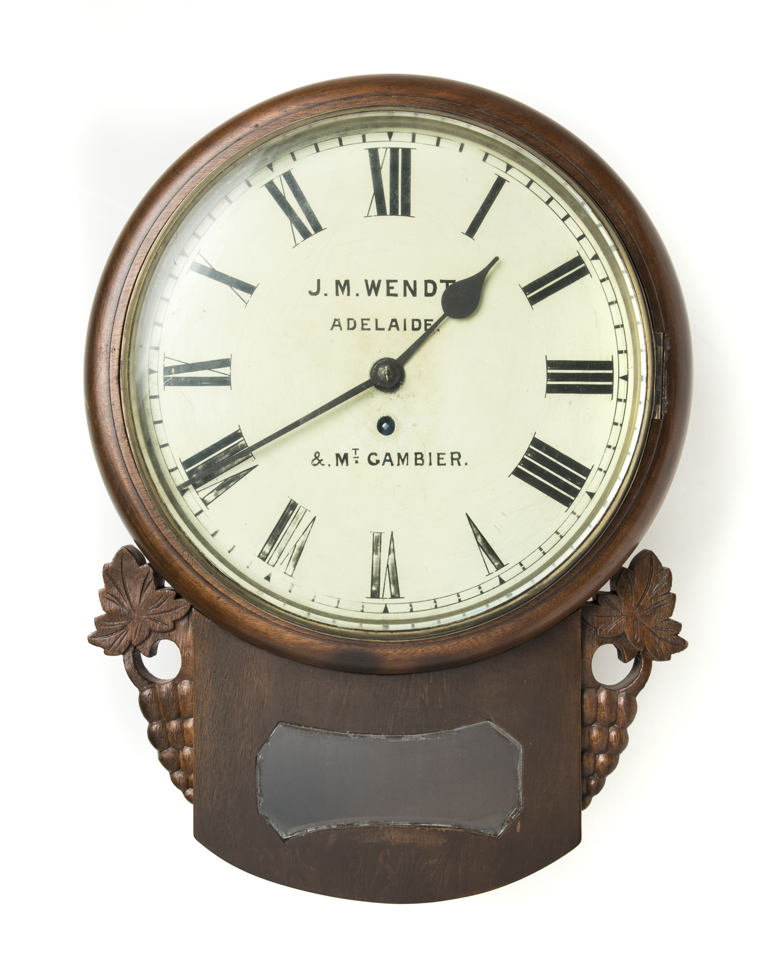 Railway pendulum wall clock.