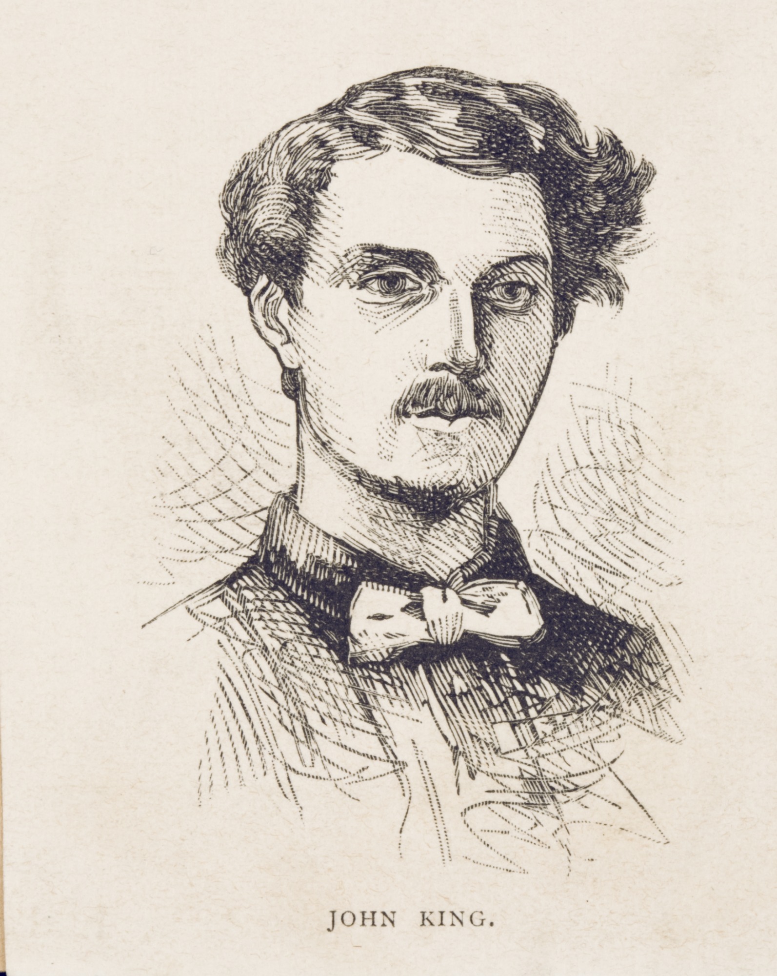 Portrait of John King. 