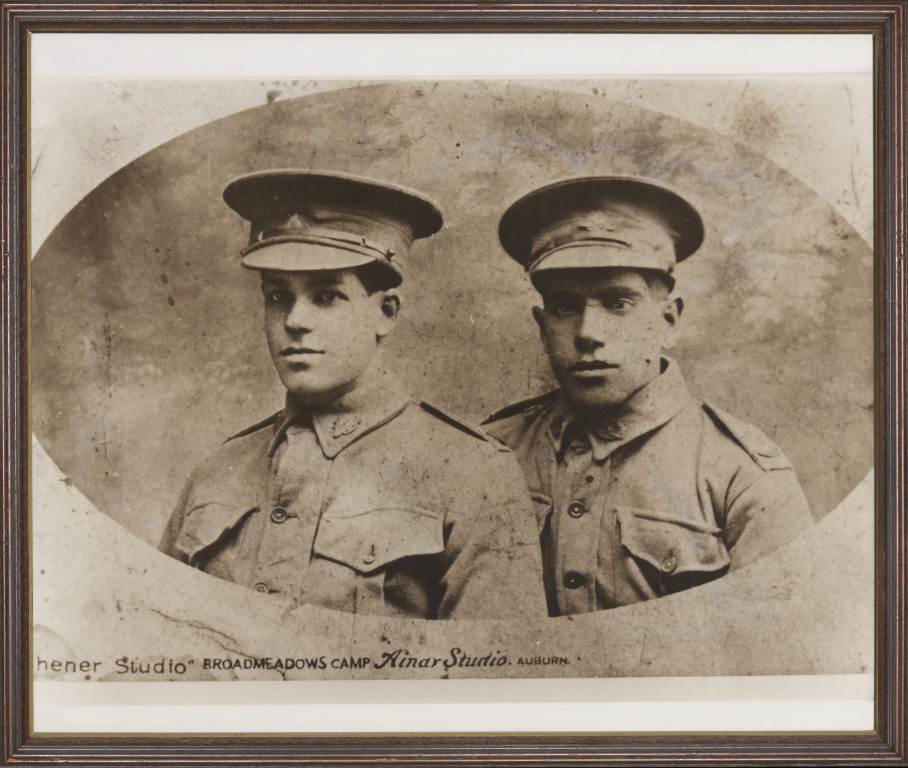 Two First World War servicemen from Coranderrk.