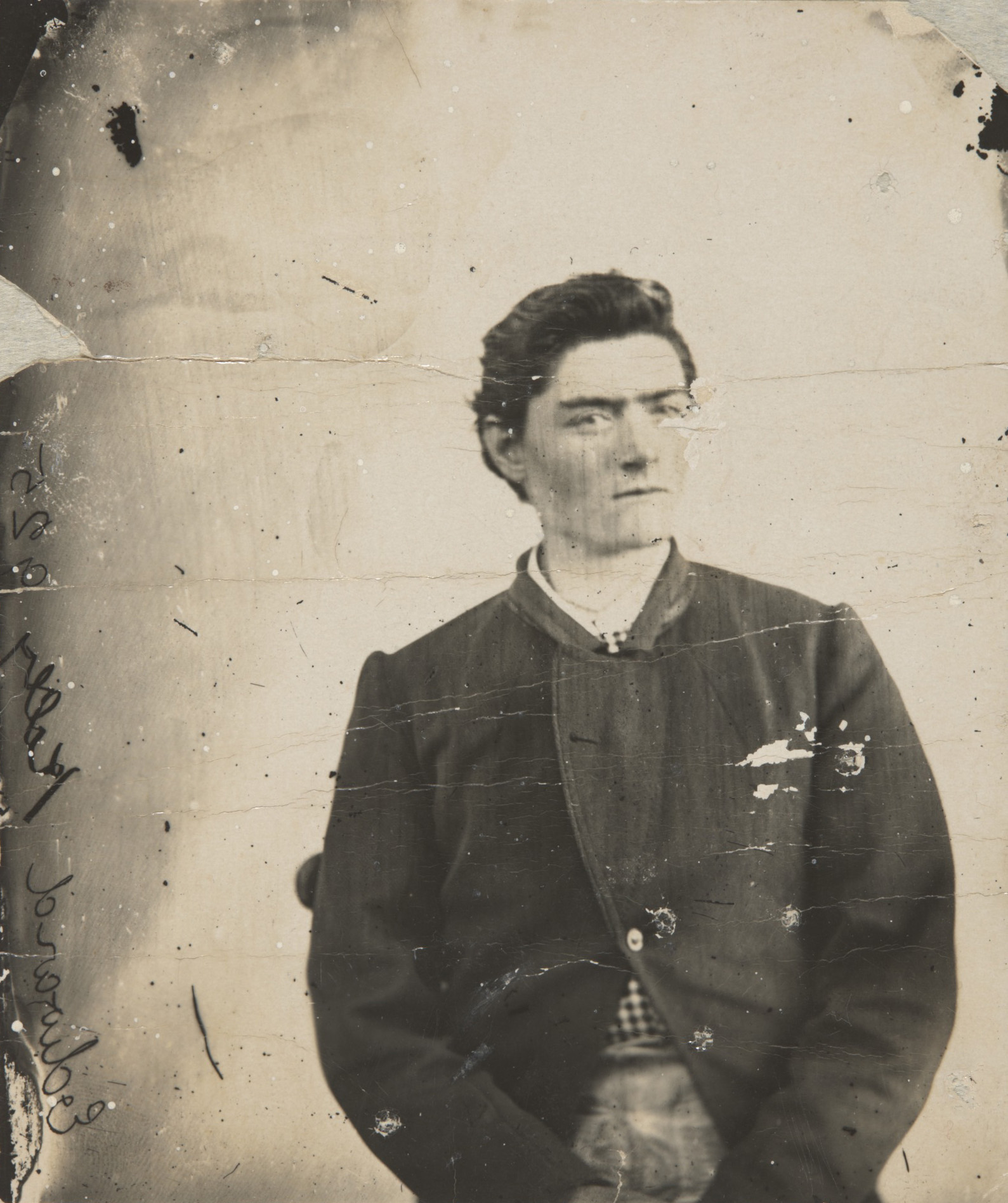 <p>Photograph of Ned Kelly, 1873</p>
