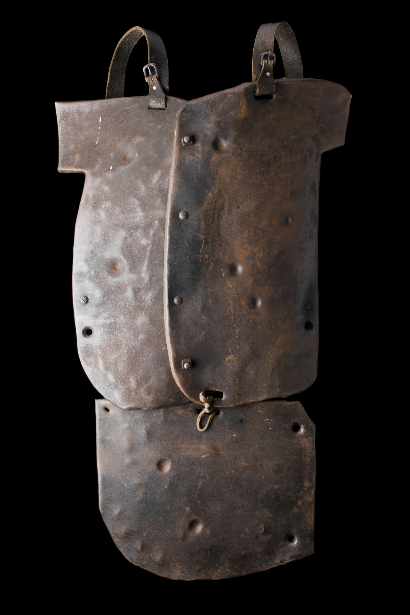 A replica of Ned Kelly's body armour.