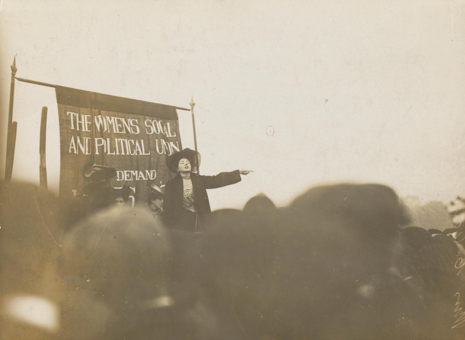 Suffrage demonstration. 