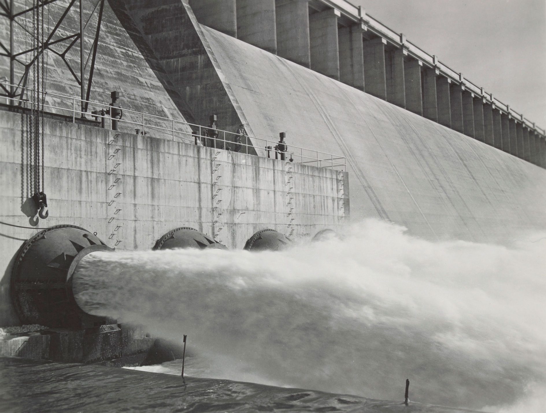 Hume Dam, 1954.