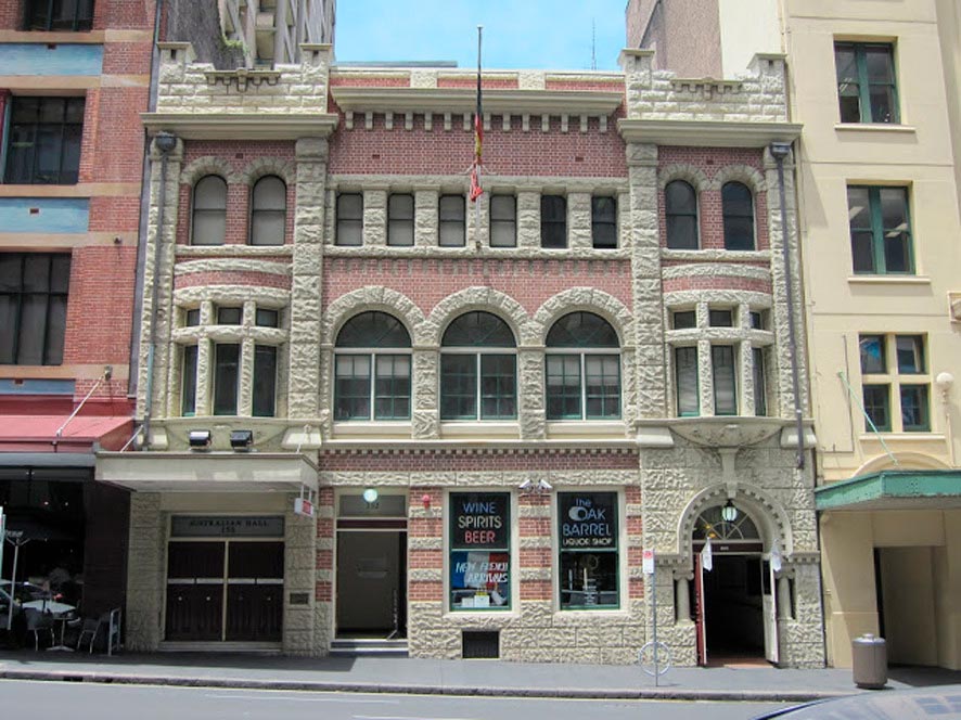 Australian Hall in central Sydney
