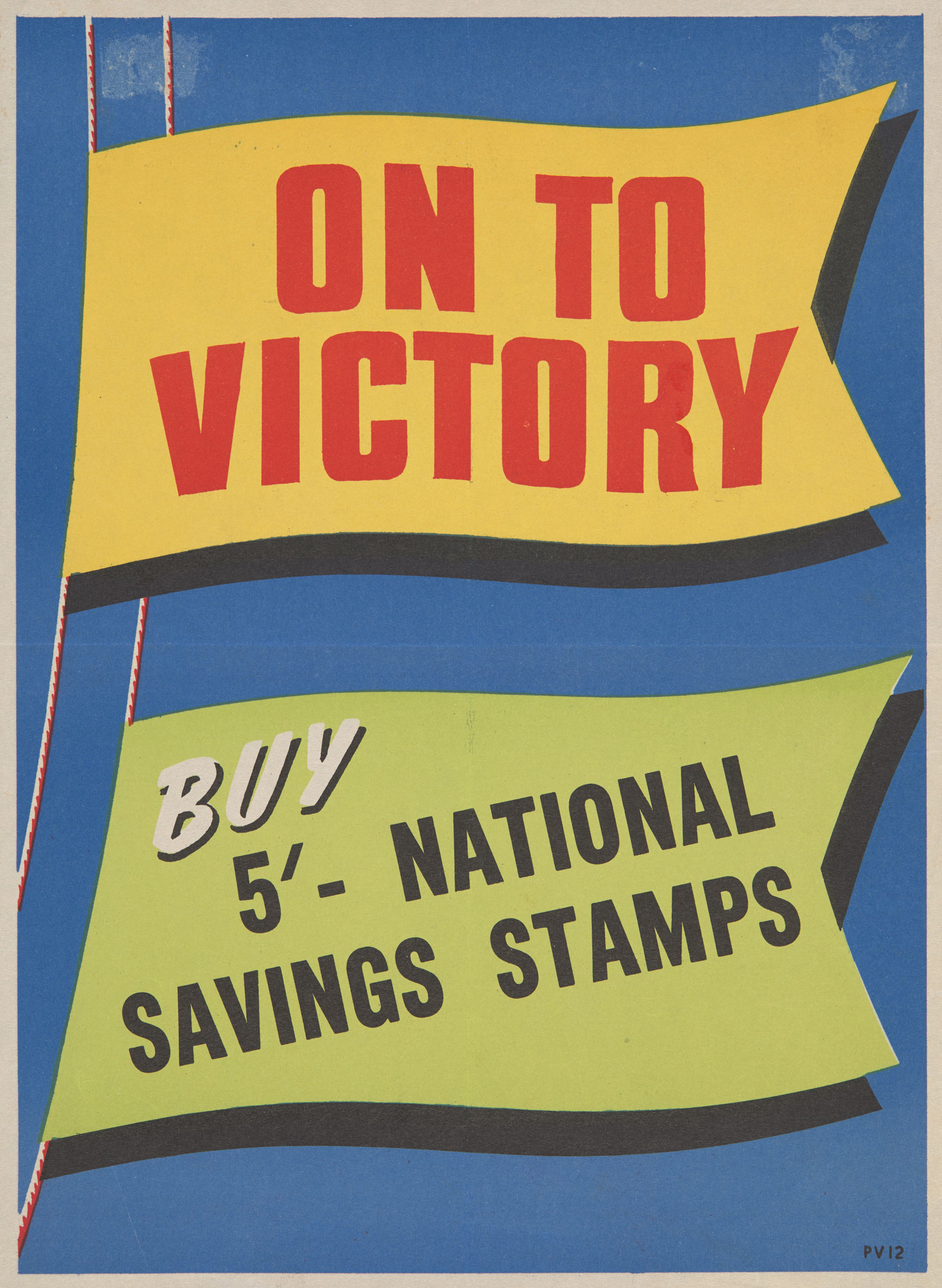 National savings stamps poster.