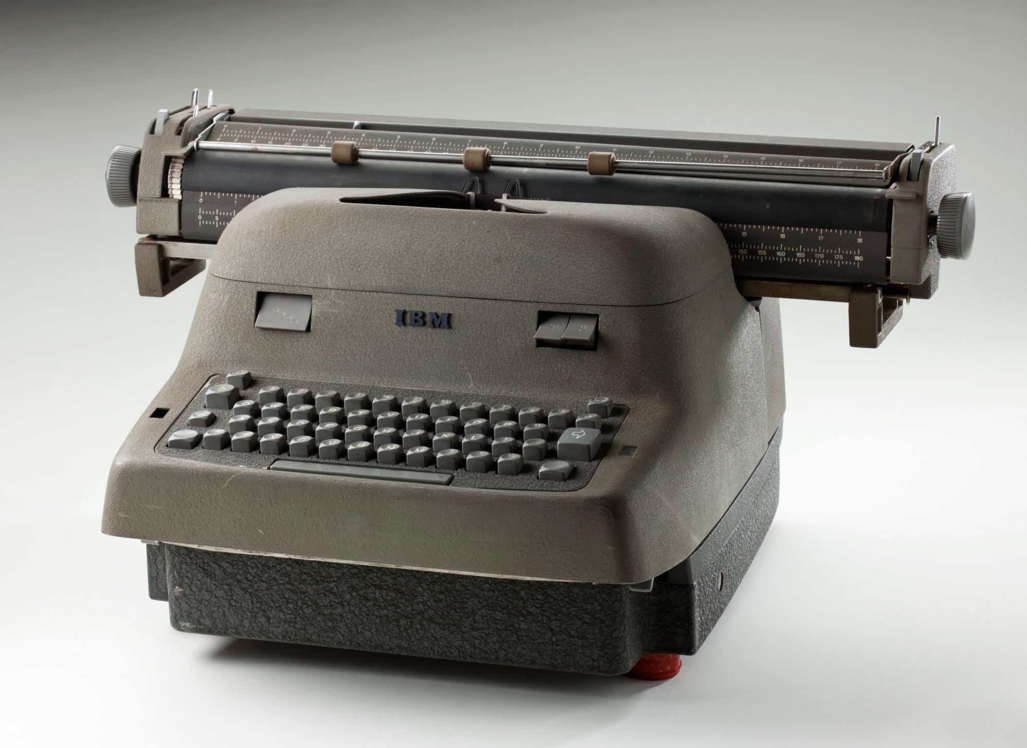 IBM input typewriter from the SNOCOM computer used by the Snowy Mountains Hydro-Electric Authority.