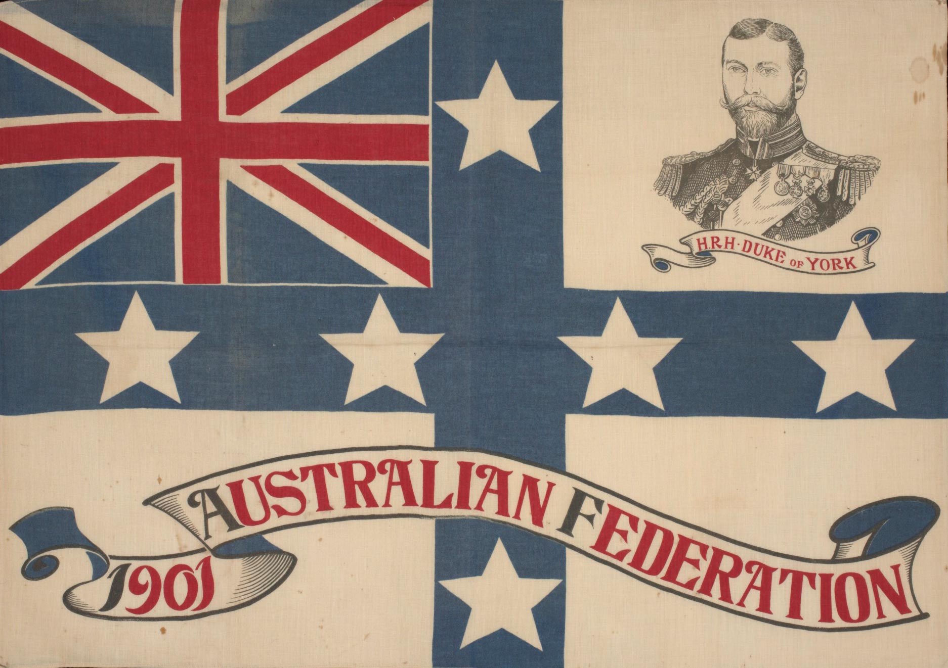 Federation-era flag or bunting.