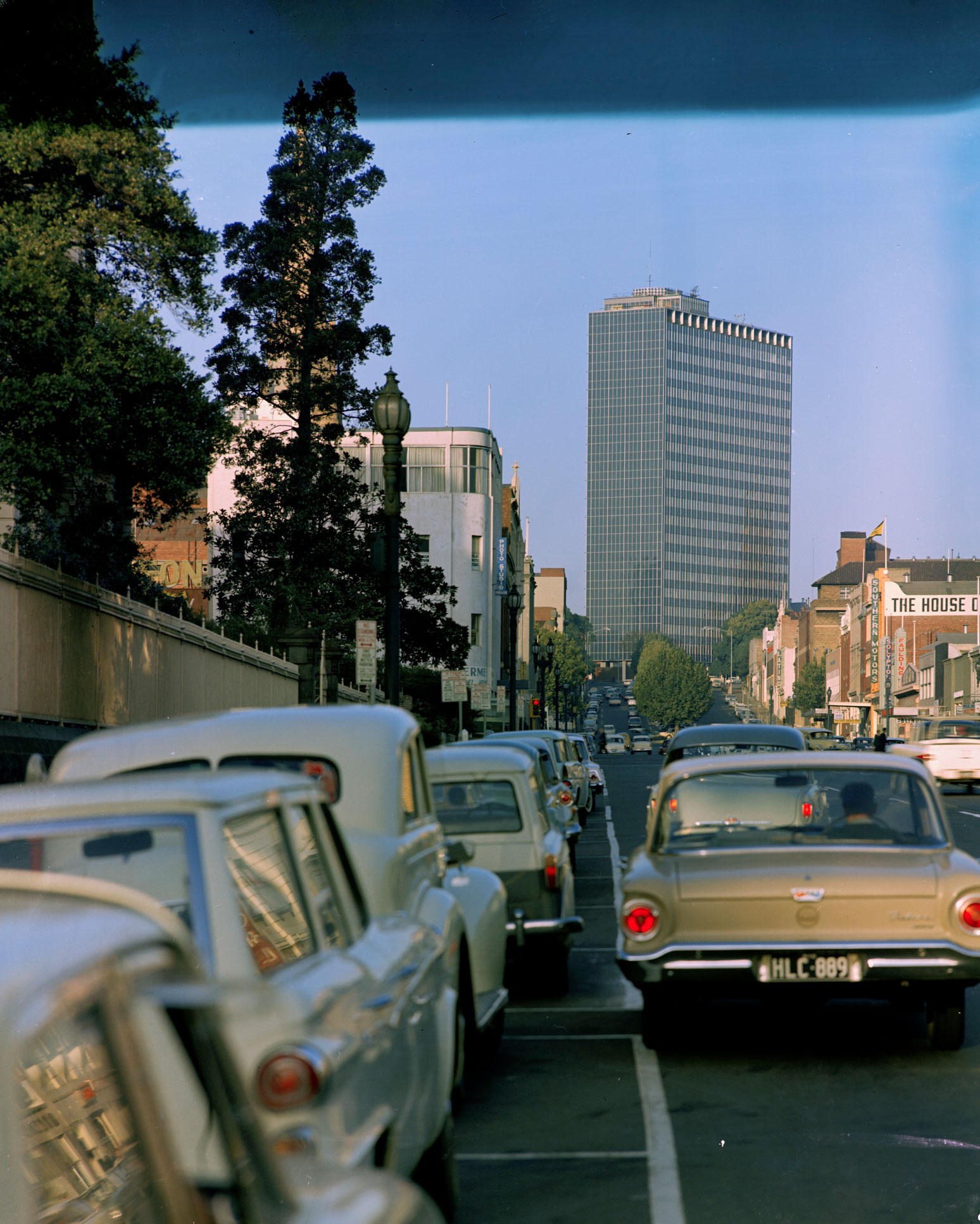Lonsdale Street looking towards ICI House, Melbourne.