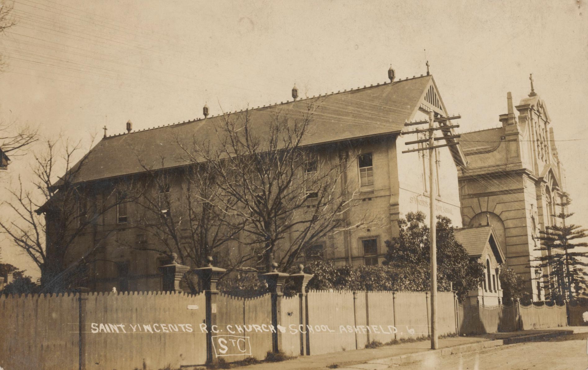 Saint Vincent’s Church School, Ashfield, date unknown.