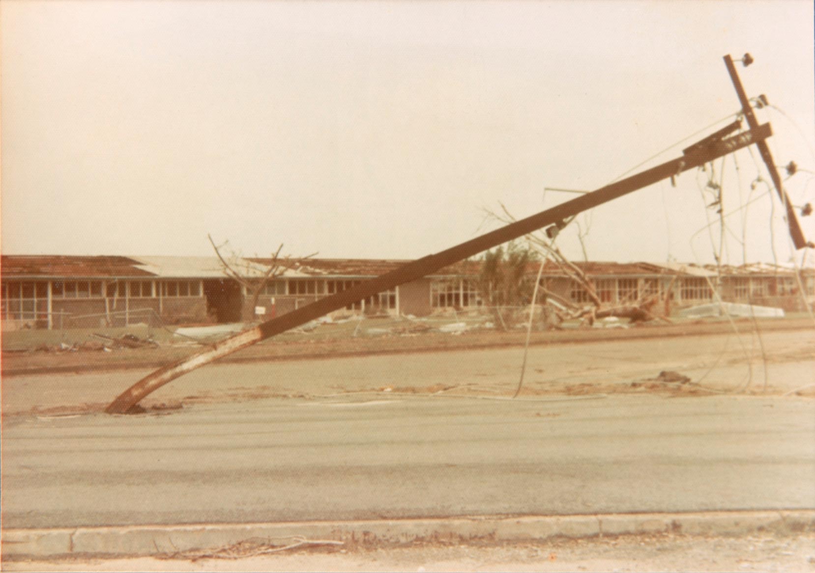 The devastation after Cyclone Tracy, 1974.