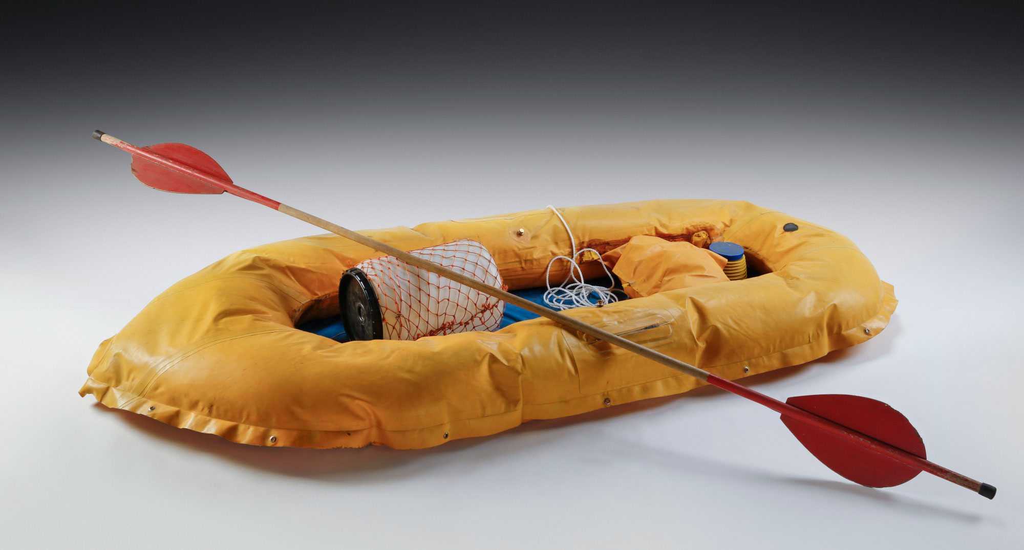 Raft used by Paul Smith and Bob Brown on the Franklin River in 1976.