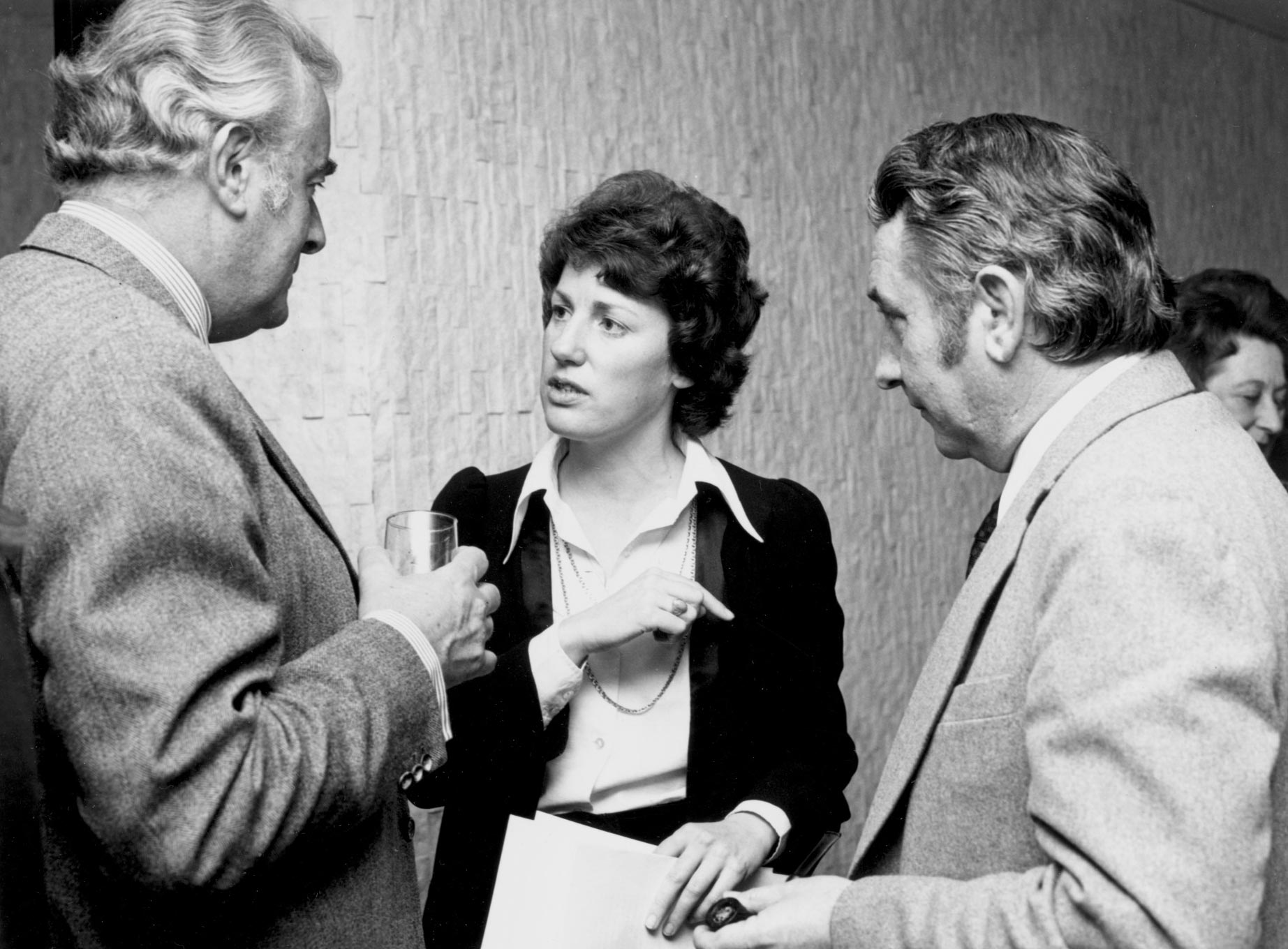 Elizabeth Reid, Australia’s first advisor on women’s affairs, with Prime Minister Gough Whitlam, 1973.