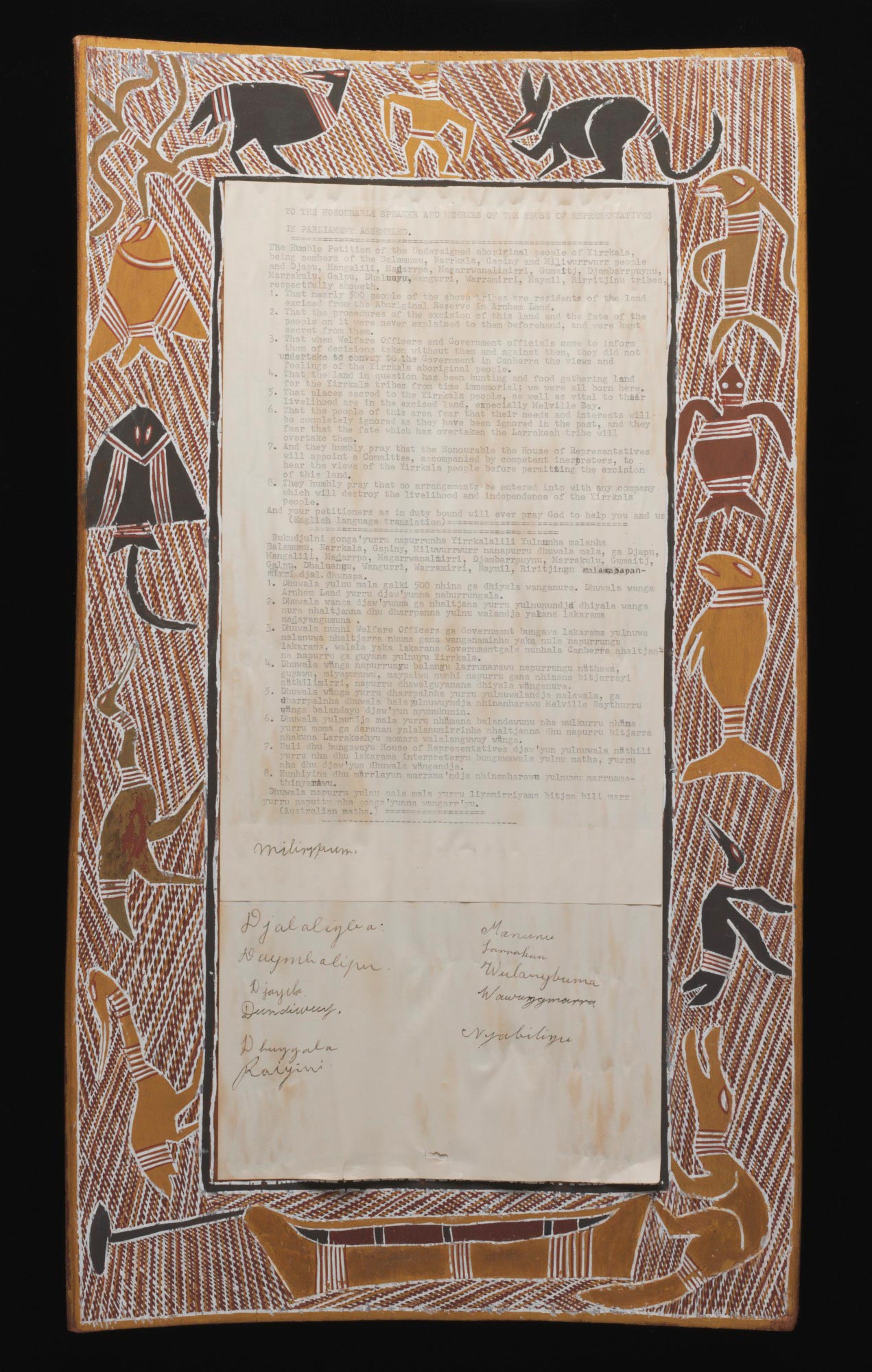 Yirrkala bark petition, 1963