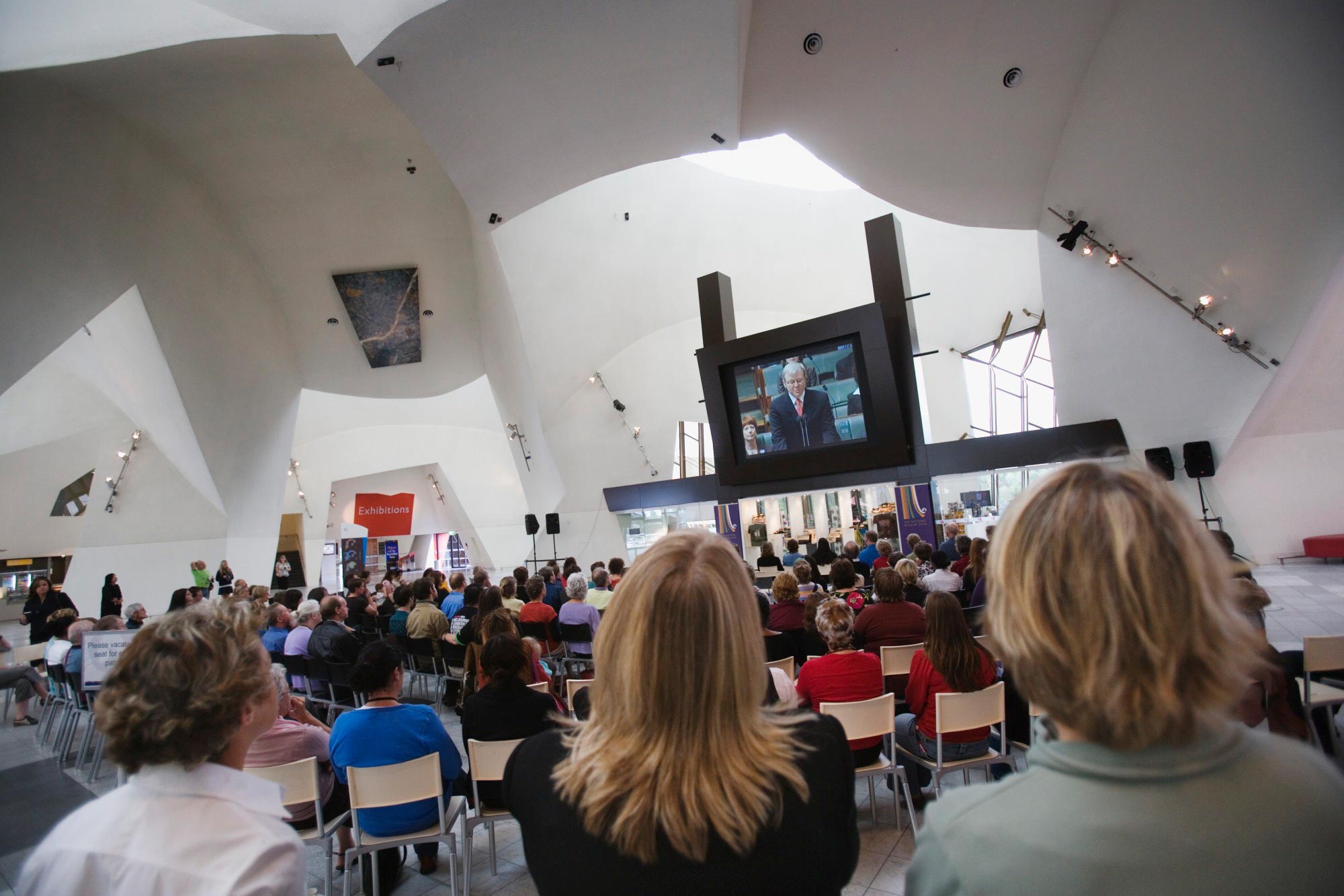 National apology to the Stolen Generations event at the National Museum of Australia.