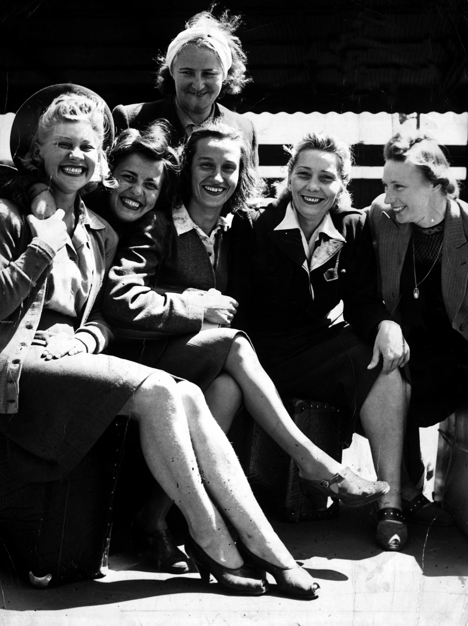 A group of Baltic women migrants in Melbourne, 1948. 