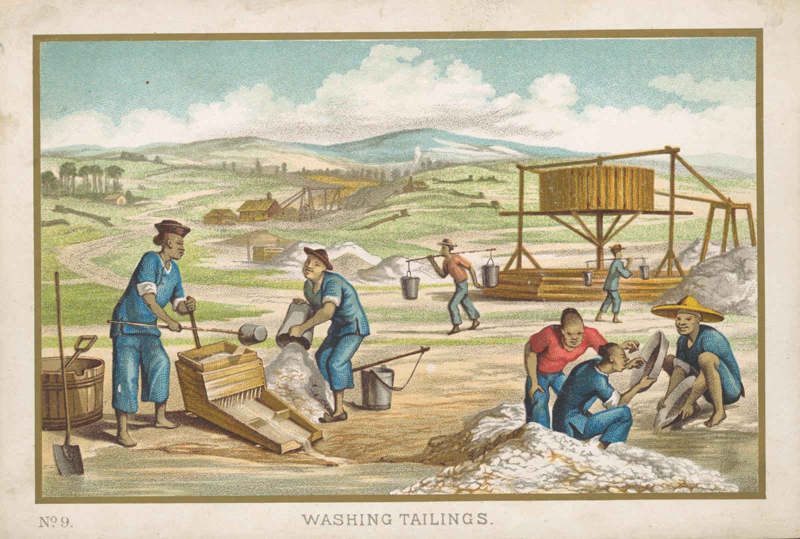 Washing Tailings, 1870s.