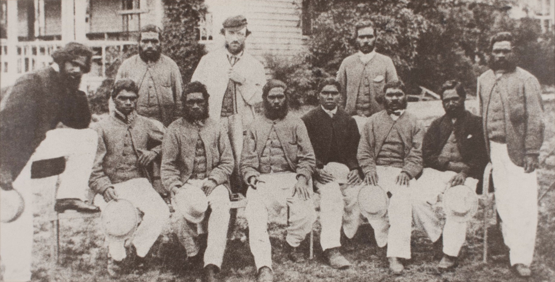 The Aboriginal cricket team, 1866.