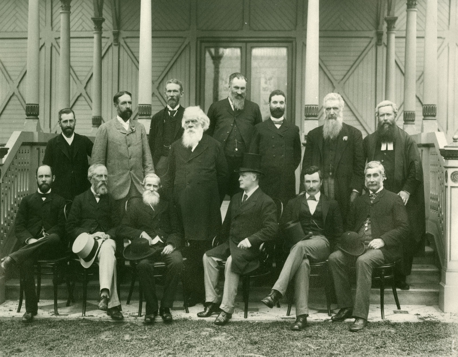 Delegates at the Australasian Federation Conference, Melbourne, 1890.