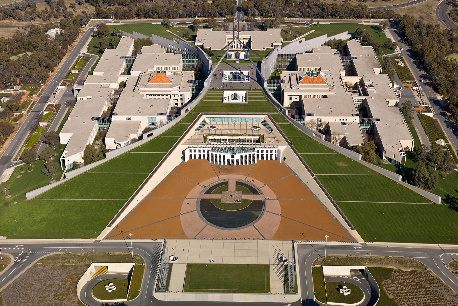 Parliament House, Canberra, 2008.