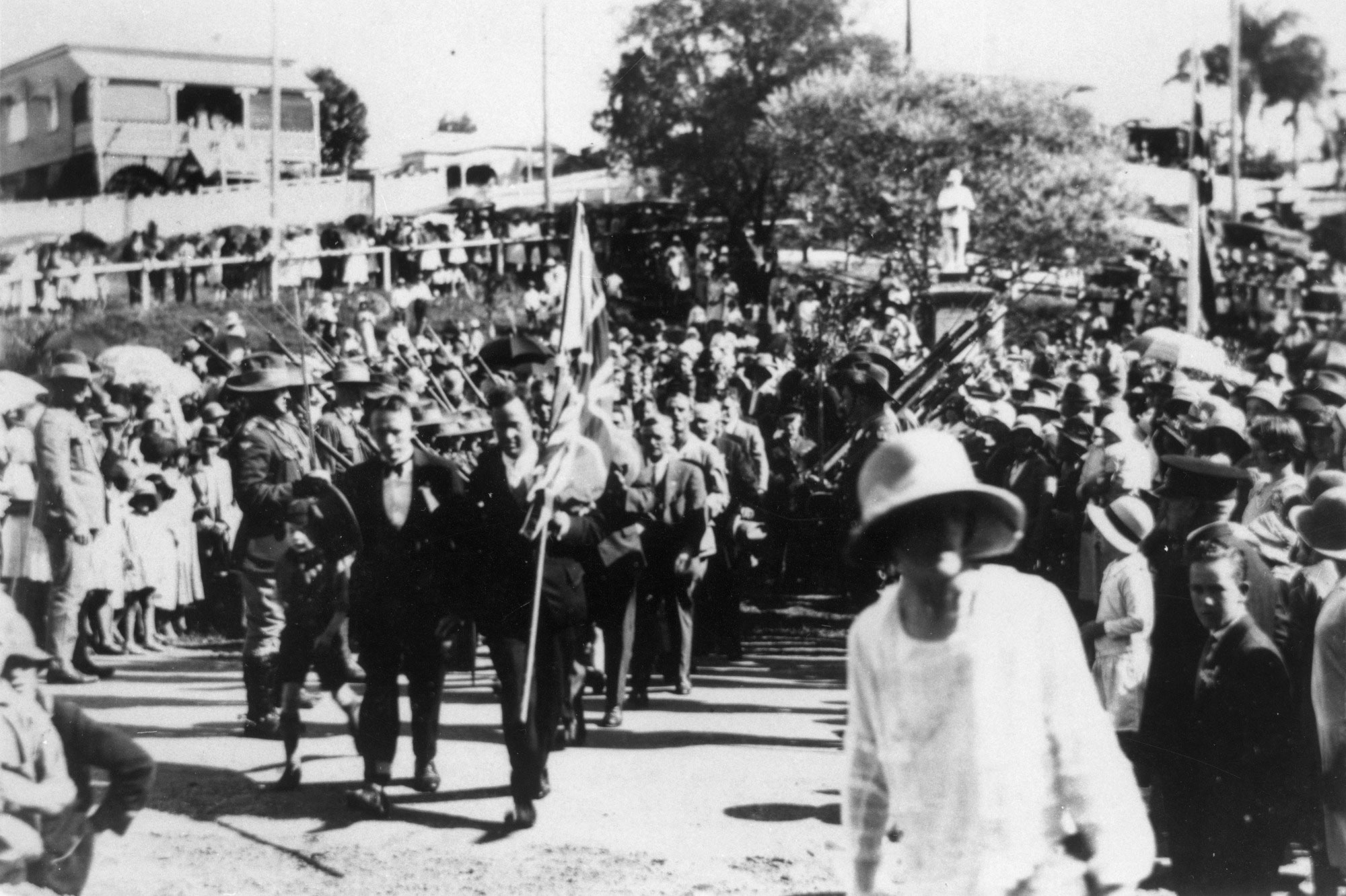 Anzac Day at Manly, 1922.