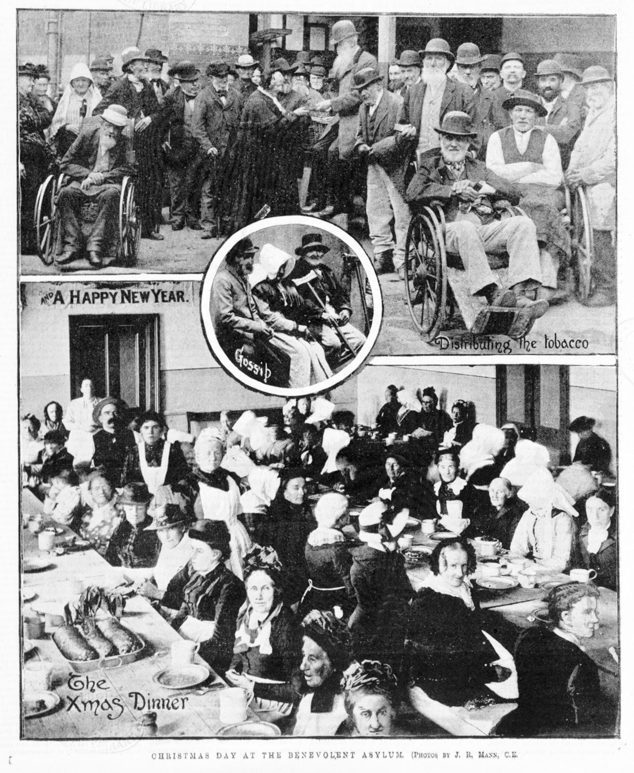 <p>Christmas Day at the Melbourne Benevolent Asylum, 1895</p>
