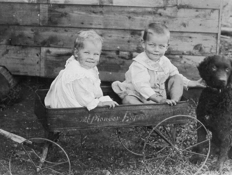 <p>Elsie and George Barnes, 1912</p>