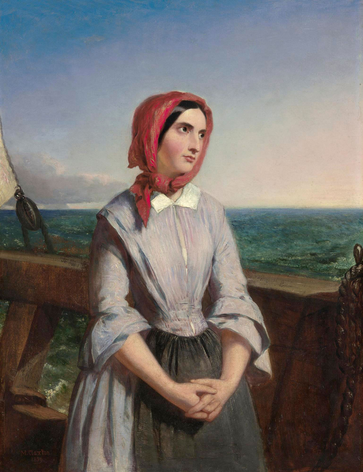 <p><em>An emigrant’s thoughts of home</em> by Marshall Claxton,1859</p>
