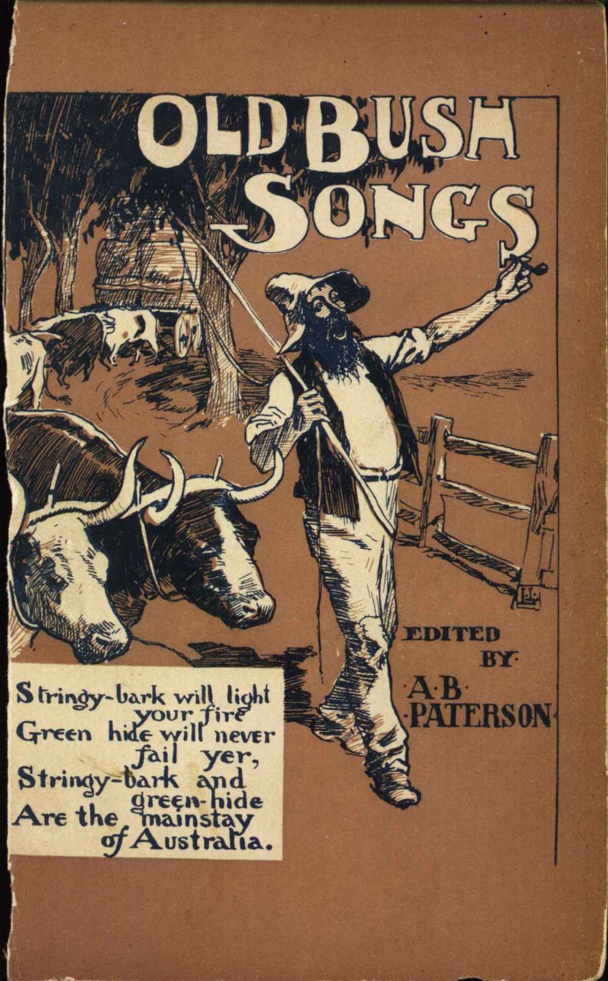 Cover of Old Bush Songs, edited by Banjo Paterson.
