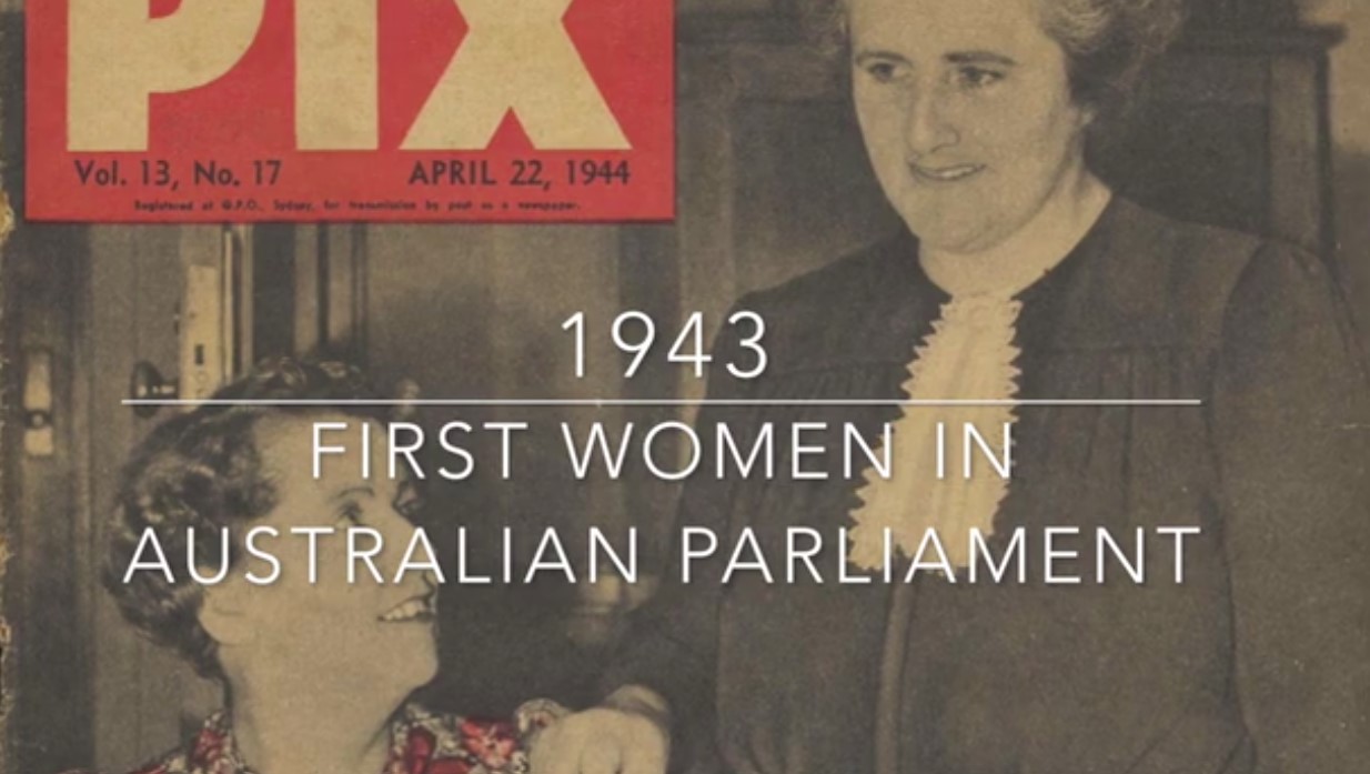 1943 First women in Australian parliament