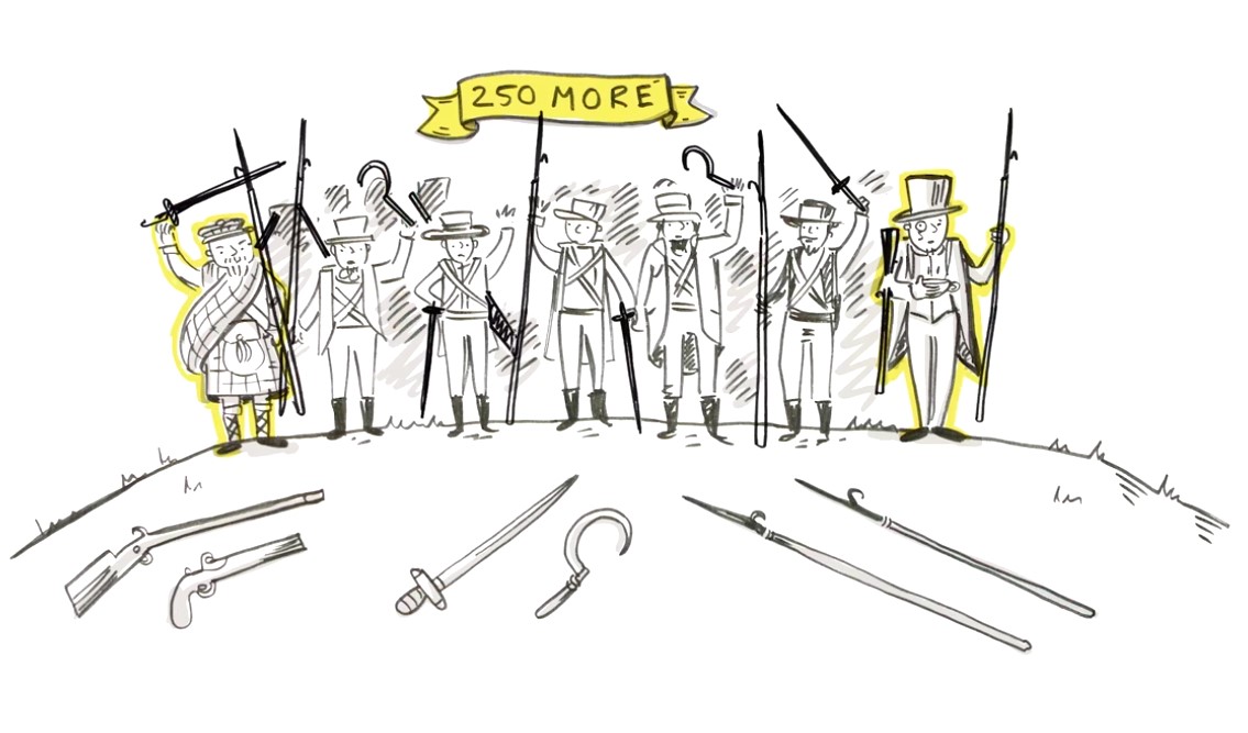 Defining Moments Castle Hill rebellion