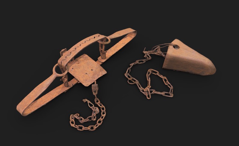 Dingo trap and drag chain