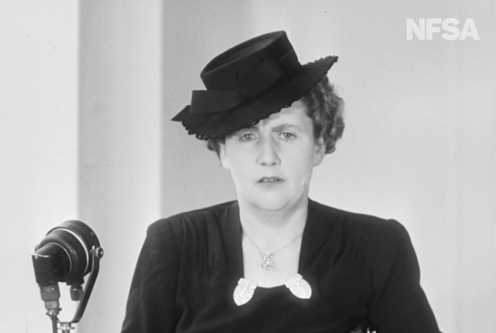 Dorothy Tangney, first woman elected to the Senate (1943)