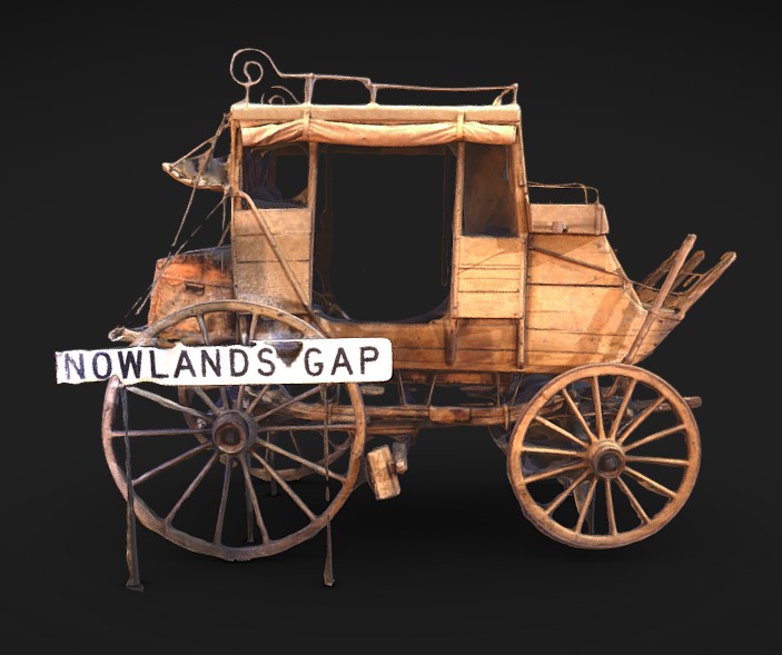 Nowland’s mail coach 1880s
