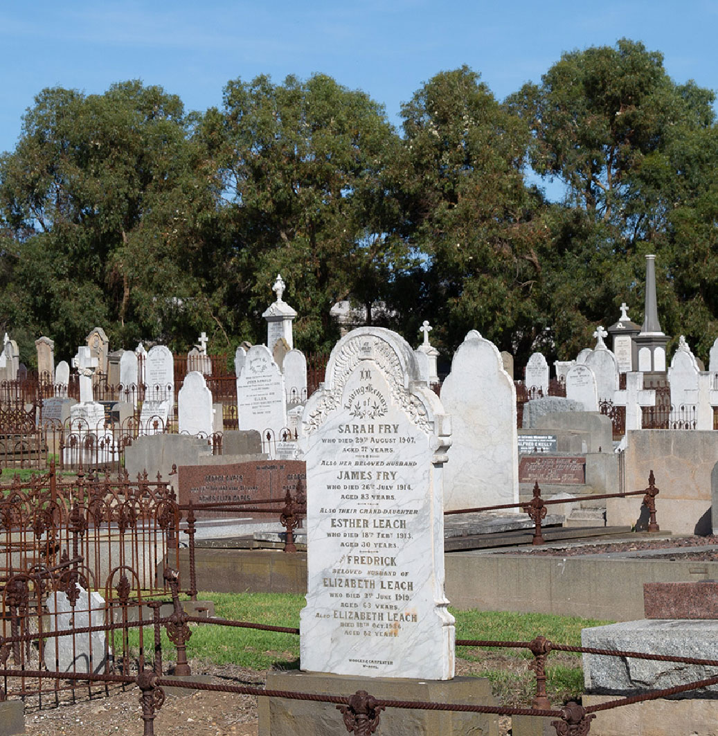 Can cemeteries tell us about defining moments?