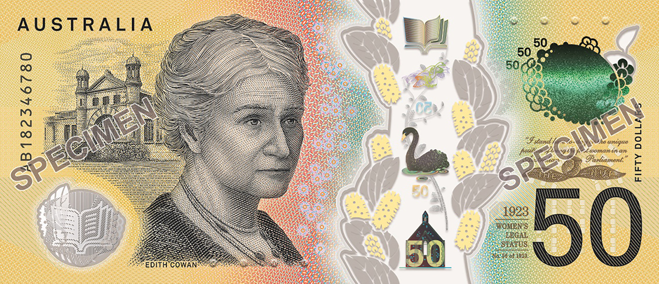 <p>Australian $50 bank note</p>
