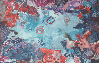 Bunyip and the Stars Painting