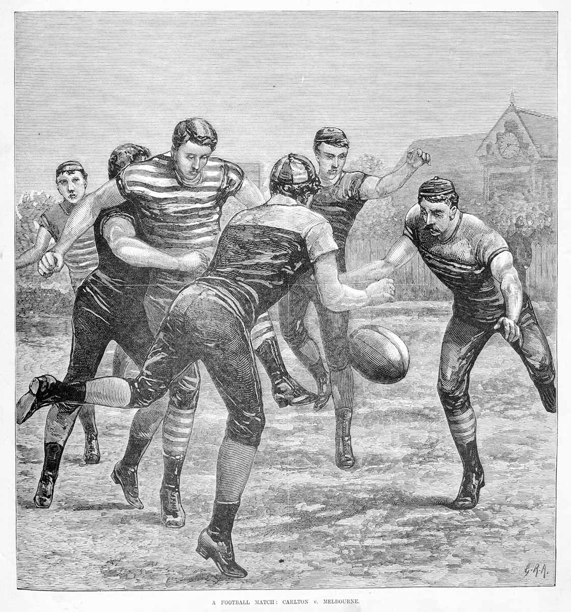 Australian rules football scores top