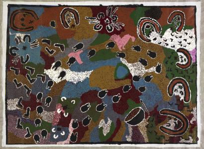 Camelaku Tjukurpa (A Story About Camels) by Pantjiti Lionel