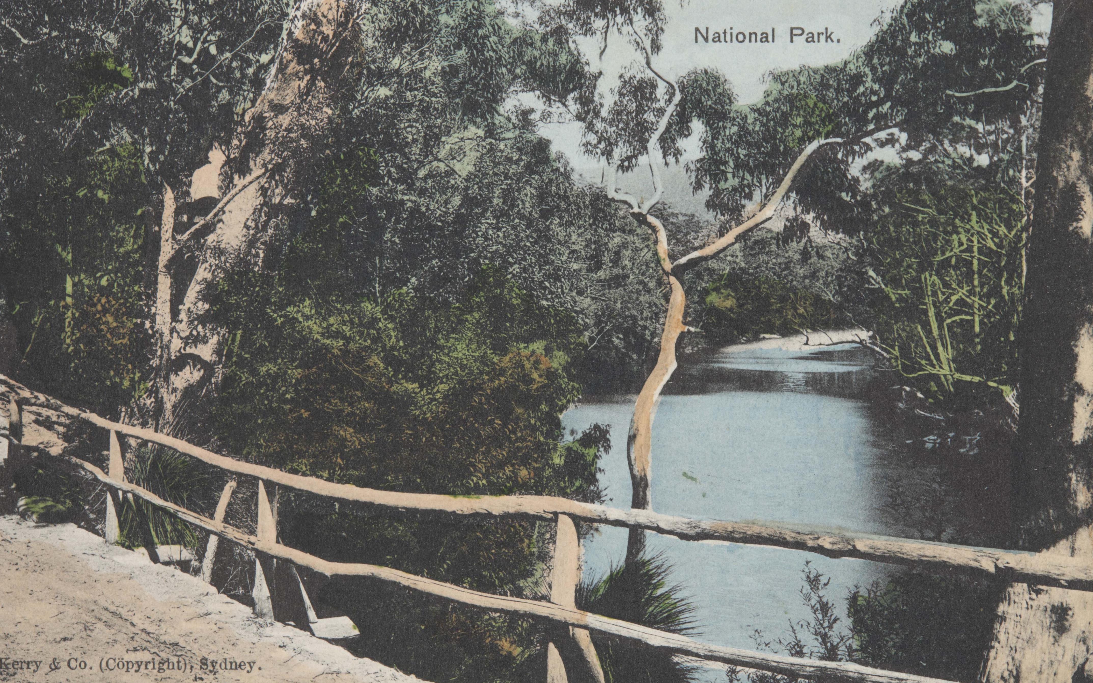 Postcard featuring National Park, Sydney.