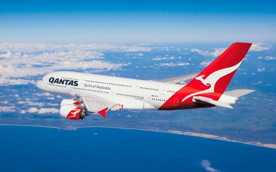 Qantas Airbus A380.