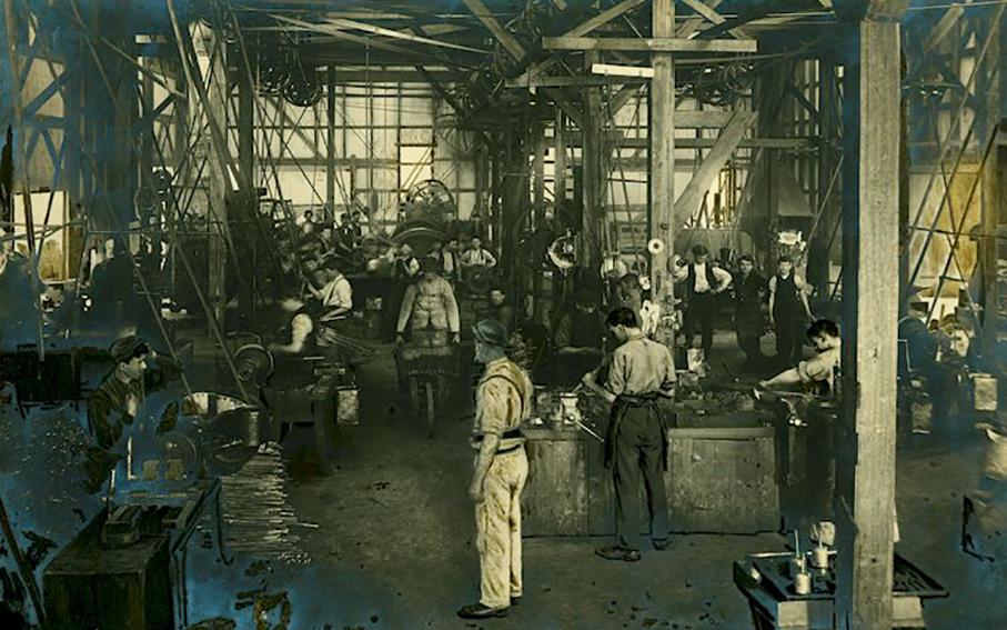  Sunshine Harvester Factory interior, Sunshine, Victoria, about 1910.